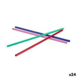 Herbruikbaar Drinkriet Algon Plastic 19,5 cm 6 mm 30 Onderdelen 24 Stuks