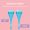 Soft & Silky - Ice globes - Gezichtsmassage - Warm en koud - Blauw (2 stuks)