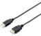 Equip USB A/USB A 2.0 - Verlengkabel 5 m - Plug and play - Zwart
