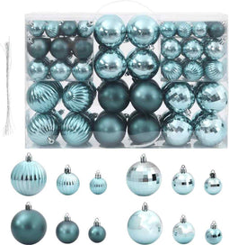 vidaXL - Kerstballen - 100 - st - Ø3/4/6 - cm - groen