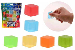 Slowrise - Anti-Stress Squeez Kubus - 12 stuks (5x5 cm)