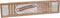 Excellent Houseware Badrek van bamboe hout - 64 x 15 cm - voor spullen - badplank - bruin
