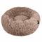 District 70 FUZZ - Donut Hondenmand - Warm en comfortabel - Mocca - Large Ø 80 cm