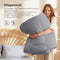 Dekbed 135 x 200 cm - 450 g/m² - Antraciet - Zacht en Warm Synthetisch