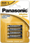 Panasonic PBALR03B4 - AAA batterijen - Alkaline Power 1.5 V - (4 stuks)