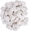vidaXL - Kiezelstenen - gepolijst - 2-5 - cm - 25 - kg - wit