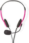 Nedis CHST100PK - On-Ear Headset - Draad - Microfoon - Roze Zwart