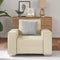 vidaXL - Crème - Kunstlederen - Fauteuil - - - 59 - cm