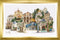Thea Gouverneur - Borduurpakket met telpatroon - 533A - Voorgesorteerde DMC Garens - Jerusalem Israël - Aida - 79 cm x 50 cm - DIY Kit