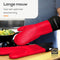 KitchenLove Siliconen Ovenwanten - Hittebestendig tot 350 °C - EN407 Gecertificeerd - Rood (2 stuks)