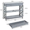 Coast Consoletafel 3-Laags - Houten Haltafel met Lade 100 x 30 x 80 cm - Grijs