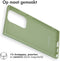 iMoshion Hoesje Geschikt voor Samsung Galaxy S24 Ultra Hoesje Siliconen - iMoshion Color Backcover - groen