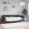 vidaXL - Slaapbank - 100x200 - cm - fluweel - donkergrijs