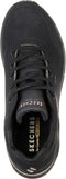 Skechers Uno - Stand On Air - Dames Sneakers - Air-Cooled Memory Foam - Zwart