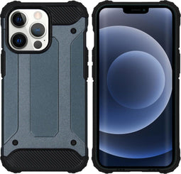 iMoshion Hoesje Geschikt voor iPhone 13 Pro Hoesje - iMoshion Rugged Xtreme Backcover - Donkerblauw
