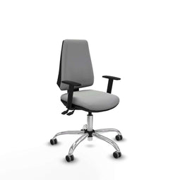 Piqueras y Crespo B1D056G - Bureaustoel - Hoogteverstelbaar - Lichtgrijs