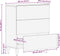 vidaXL - Dressoir - 60x33,5x75 - cm - massief - mangohout - lichtgrijs
