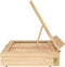 Tafelezel met lade 33,5x25,5x7 cm massief grenenhout