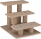 Houten Huisdierentrap Timmy - 3 Treden - Max. 50 kg - Grijs - 46 x 36 x 34 cm