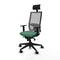 Bureaustoel met hoofdsteun Piqueras y Crespo 1D066N1 Smaragdgroen