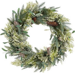 House of Seasons Vamor Kerstkrans - Ø50 cm - Groen