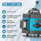 Vesto® V2 Tripod Edition - 4D Kruislijnlaser - Zelfnivellerend met 4-16 Lijnen - 360° Rotatie - 50m Meetbereik - Inclusief Draagkoffer