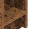 vidaXL - Nachtkastje - met - lade - 20x36x60 - cm - oud - houtkleurig