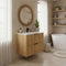 Atlantic wastafelonderkast Raff eik ribbelfront 80 x 45,2 x 63,5 cm