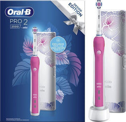 Oral-B PRO 2 2500 - Elektrische Tandenborstel - Poetsdruksensor - Roze