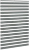vidaXL - Zebra - rolgordijn - 155x230 - cm - stofbreedte - 150,9 - cm - donkergrijs
