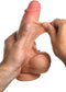 JOCK - Real Skin Dildo met Ballen - 21 cm & Lichtkleurig