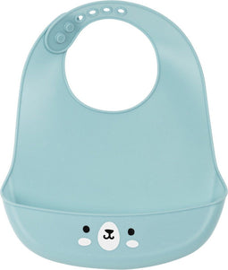 Slabbetjesset Safta Bear Siliconen Licht Blauw (21 x 2 x 26 cm)