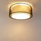QAZQA Drum Duo - Plafondlamp - 3 lichts Ø 500 mm - Zwart (EAN: 8718881127397)