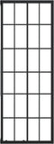 vidaXL - Douchecabine - 90x70x180 - cm - mat - ESG - zwart