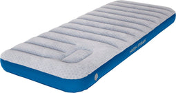 High Peak Cross-Beam Single XL - Luchtbed - Ingebouwde voetpomp - Grijs-Blauw