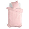 Happy Friday Duvet cover set 2 pieces Basic 180x220 cm (Single) Pale rose