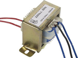 Velleman 212024C - Open Chassis Transformator - 24 VA 2 x 12 V 1000 mA (135 g)