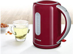 Bosch TWK7604 - Waterkoker 2200W 1,7L - Snoerloos en 360 graden draaibaar - Grijs Zwart