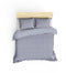 Lovina - Beddengoedset - 1 dekbedovertrek 220 x 240 cm + 2 kussenslopen 60 x 60 cm - 100% katoen satijn - Grijs