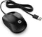 HP 1000 - Bedrade Muis - USB - 1200 dpi - Zwart