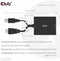 Club 3D CAC-1335 - HDMI + Micro USB naar DisplayPort™ Adapter - 4K120Hz of 8K30Hz - Zwart