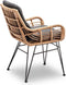 Jara dining tuinstoel bamboo