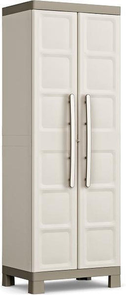 Keter Excellence Opbergkast hoog - 4 planken - 45x65x182cm - Beige/Taupe
