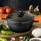Kookpot BRA A270320 Zwart Zwart/Oranje Ø 20 cm 2 L 3 L (1 Stuks)
