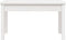 vidaXL - Tuinbank - 80x44x45 - cm - massief - grenenhout - wit