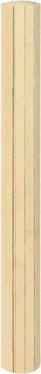vidaXL - Vloerkleed - rechthoekig - 60x200 - cm - bamboe - lichtnaturel