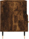 vidaXL - Tv-meubel - 102x36x50 - cm - bewerkt - hout - gerookt - eikenkleurig