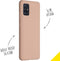 Accezz Galaxy A51 - Liquid Silicone Backcover - Schokabsorberend - Roze