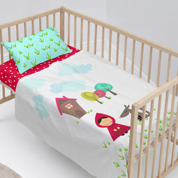 Happy Friday Sheet set 2 pieces Grandma 100x130 cm (Cot) Multicolor