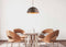 Globo Xirena I - hanglamp - Ø 41 cm - bruin metaal - E27 - 58307H